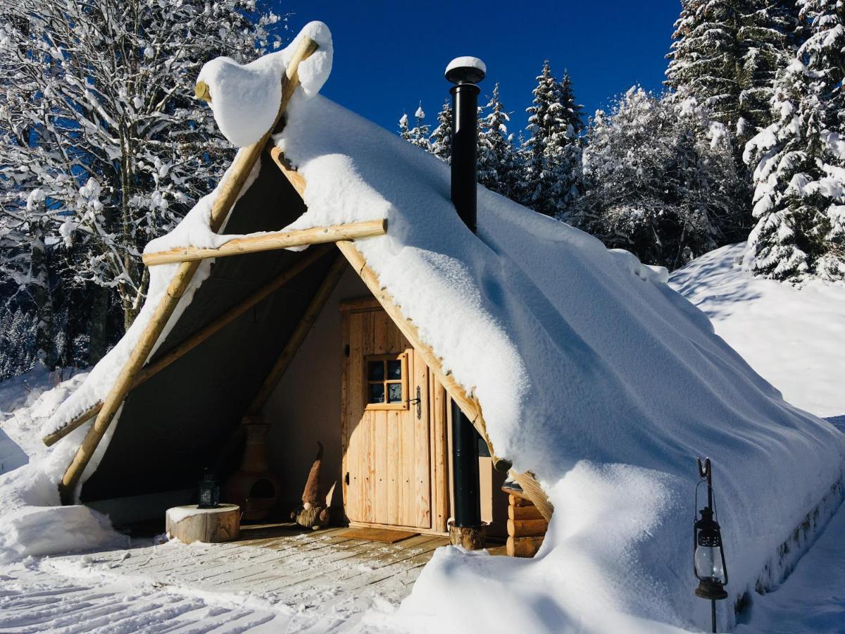 Altipik - Lodges Insolites Mont-Saxonnex Екстер'єр фото