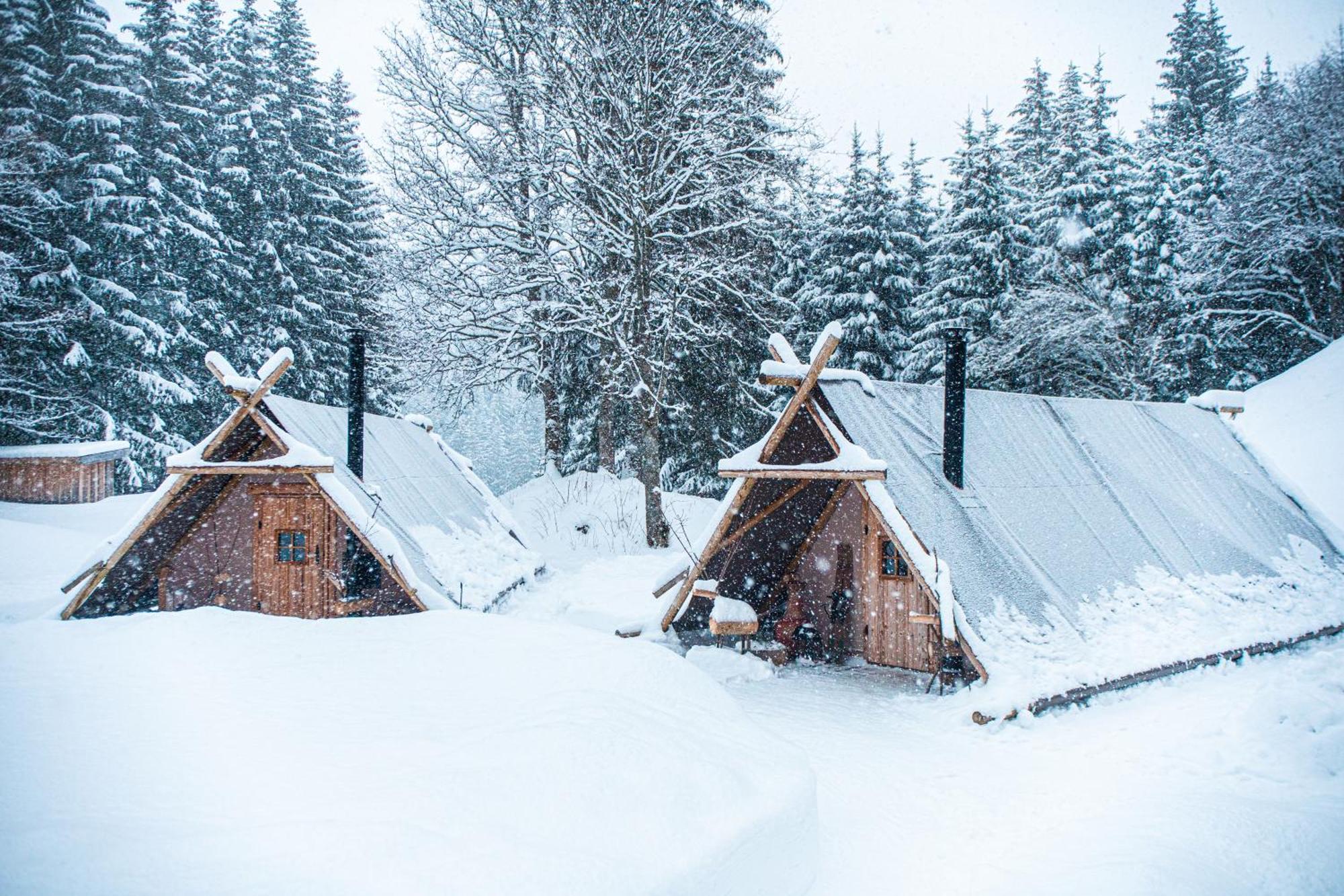 Altipik - Lodges Insolites Mont-Saxonnex Екстер'єр фото