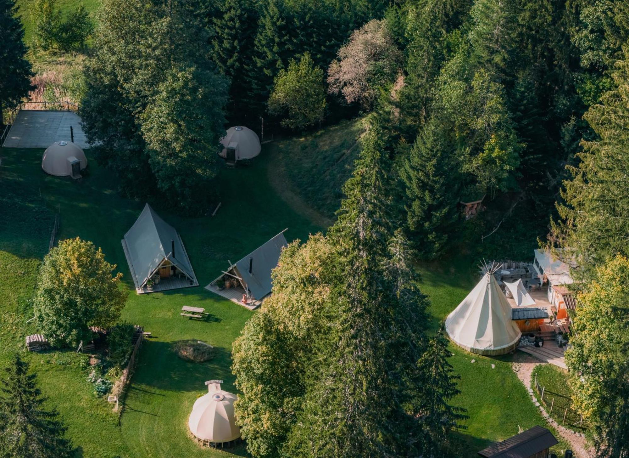 Altipik - Lodges Insolites Mont-Saxonnex Екстер'єр фото