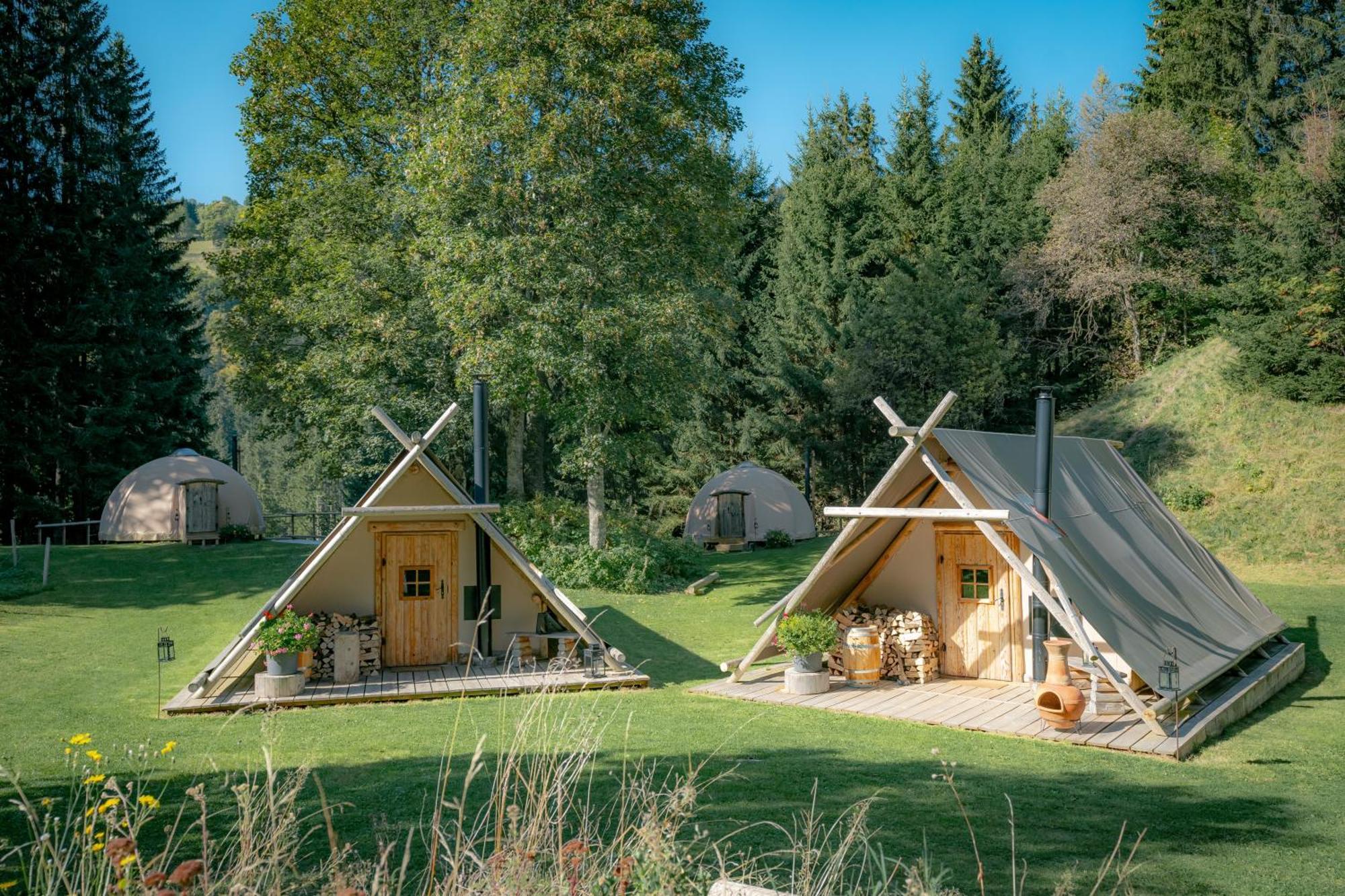 Altipik - Lodges Insolites Mont-Saxonnex Екстер'єр фото